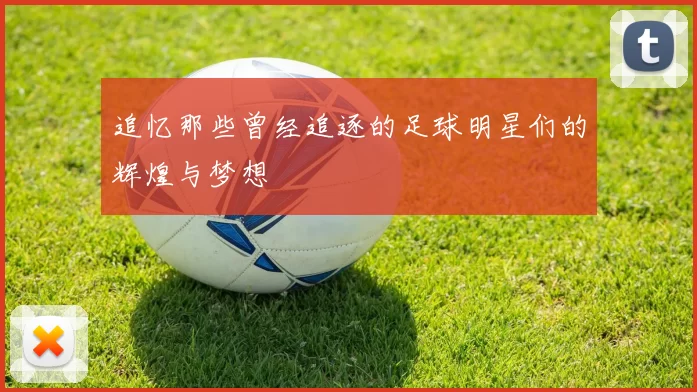 追忆那些曾经追逐的足球明星们的辉煌与梦想
