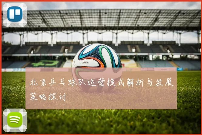 北京乒乓球队运营模式解析与发展策略探讨
