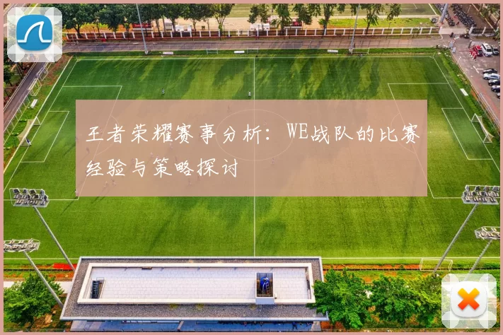 王者荣耀赛事分析：WE战队的比赛经验与策略探讨